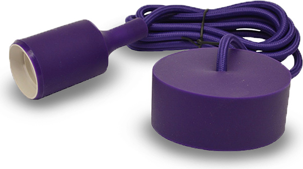 DOUILL E27 SILI + CABL 2M VIOL